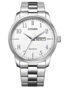 Citizen klassiek herenhorloge met Eco-Drive en stalen band | BM8550-81A
