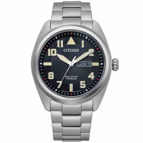 Citizen Super Titanium Eco-Drive herenhorloge | Licht titanium met dag/datum | BM8560-88E