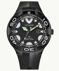 Citizen Promaster duikhorloge in zwart speciale editie met Eco-Drive en 200m waterdichtheid | BN0235-01E