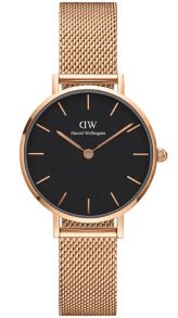 Daniel Wellington Classic Petite 28mm Melrose Gold Black Rose Gold DW00100217