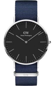 Daniel Wellington Classic Black Bayswater Silver 40 MM DW00100278