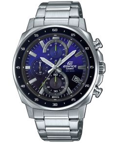Edifice chronograaf horloge met blauwe gradient wijzerplaat | EFV-600D-2AVUEF