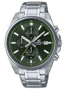 EDIFICE groene wijzerplaat chronograaf sporthorloge | EFV-610D-3CVUEF