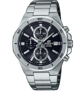 Octagonale Edifice chronograaf horloge met 100M waterbestendigheid | EFV-640D-1AVUEF