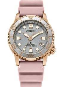 Citizen Eco-Drive dames duikhorloge met roze band | EO2023-00A