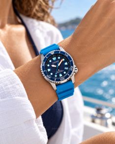 Citizen Promaster Eco-Drive dames duikhorloge met blauwe wijzerplaat | EO2028-06L