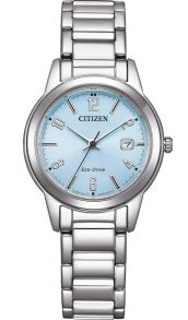 Citizen Eco-Drive dames horloge met lichtblauwe wijzerplaat | FE1241-71L