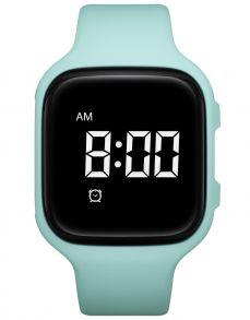 Stille hydratatie timer horloge - mintgroene herinneringshorloge FIBEX15V06