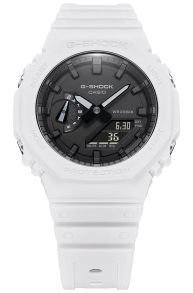 Witte digitale G-SHOCK horloge met Carbon Core Guard 200M | GA-2100-7AER
