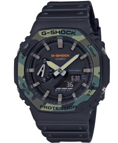 Carbon Core G-Shock horloge met camouflageontwerp | GA-2100SU-1AER