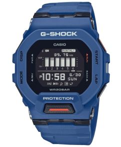 Blauwe GPS fitness horloge met Bluetooth en stappenteller | GBD-200-2ER
