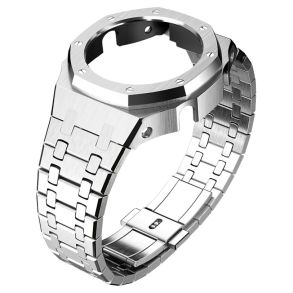 Unofficial Gen 4 Mod for CasiOak GA-2100 - Steel Case | Steel Bezel With Screws | Steel Bracelet