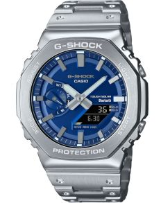 Blauw dampafgezet G-SHOCK volledig metalen zonnehorloge met Bluetooth | GM-B2100AD-2AER