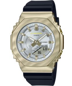 G-SHOCK goud gedrapeerd metalen octagonale digitale horloge | GM-S2100BC-1AER