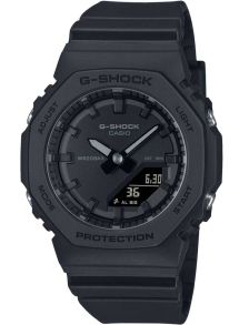 Milieuvriendelijke G-SHOCK zwarte biohars horloge met 200M waterbestendigheid | GMA-P2100BB-1AER