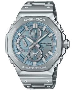 Volledig metalen G-SHOCK met blauwe wijzerplaat, zonne-energie en Bluetooth | GM-B2100AD-2AER