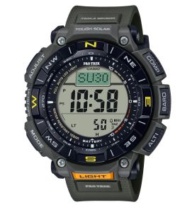 Milieuvriendelijke PRO TREK horloge met ABC-sensor, zonne-energie en outdoor functies | PRG-340-3ER