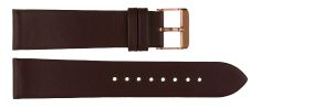Carrie Taylor Brown Leather Strap (20mm) Rosegold