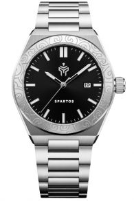Spartos Aegis Black Steel 42mm