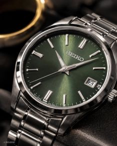 Seiko Mens Green Sapphire 40mm