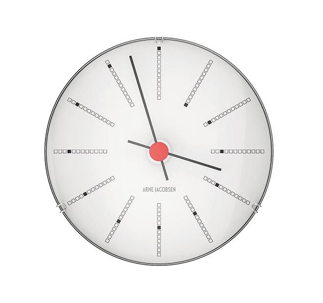 Arne Jacobsen Bankers Wall Clock 12 cm 43688 RIP