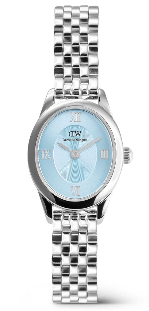 Carlheim Women's Watches Mila Petite Square 2620, Mop Black, zilver, Classic