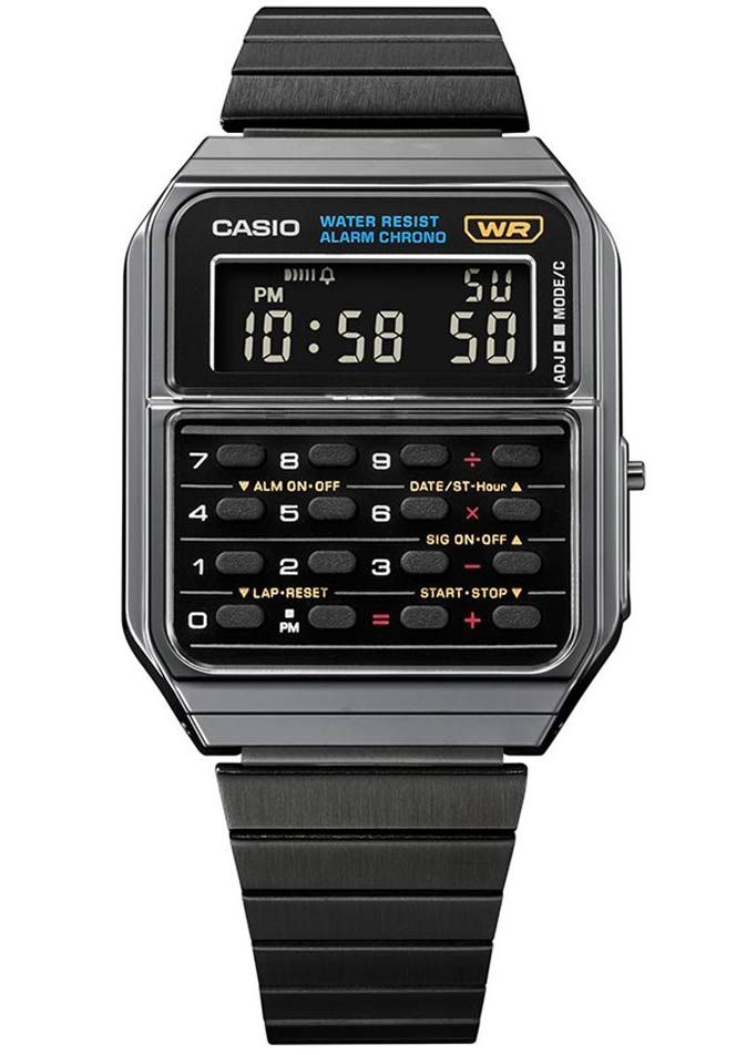 Casio Rekenmachine Horloge Blauw 34mm | Casio & Baby-G Horloges