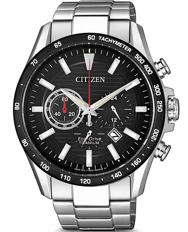 Citizen Eco-Drive Titanium chronograaf | Lichtgewicht horloge met