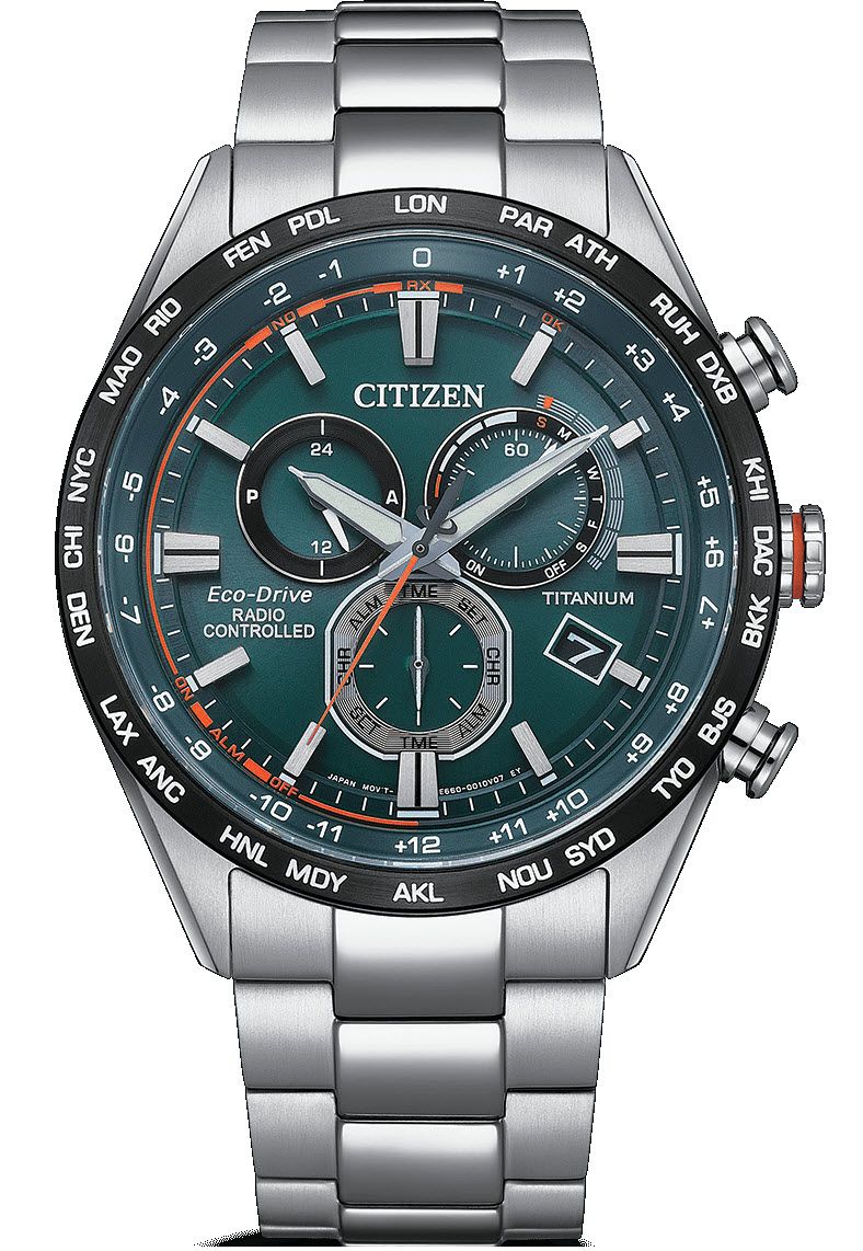 Citizen Super Titanium chronograaf | 42.5mm radiogestuurd