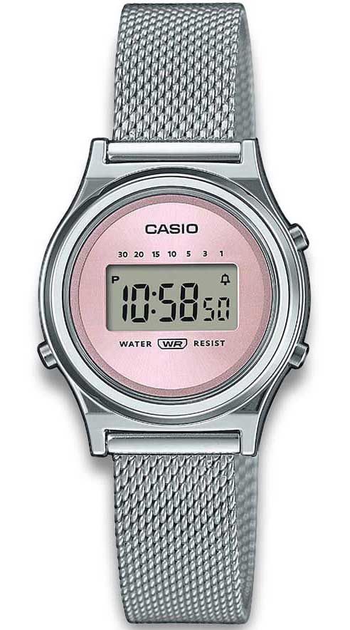Casio Casio Collectie Vintage Dames Gouden Horloge LA700WEG-9AEF