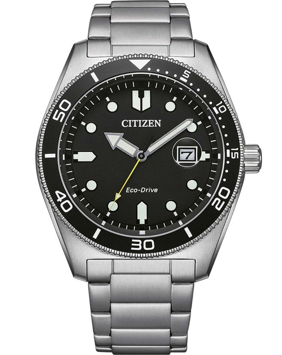 Citizen sporthorloge in roestvrij staal 43mm maritiem