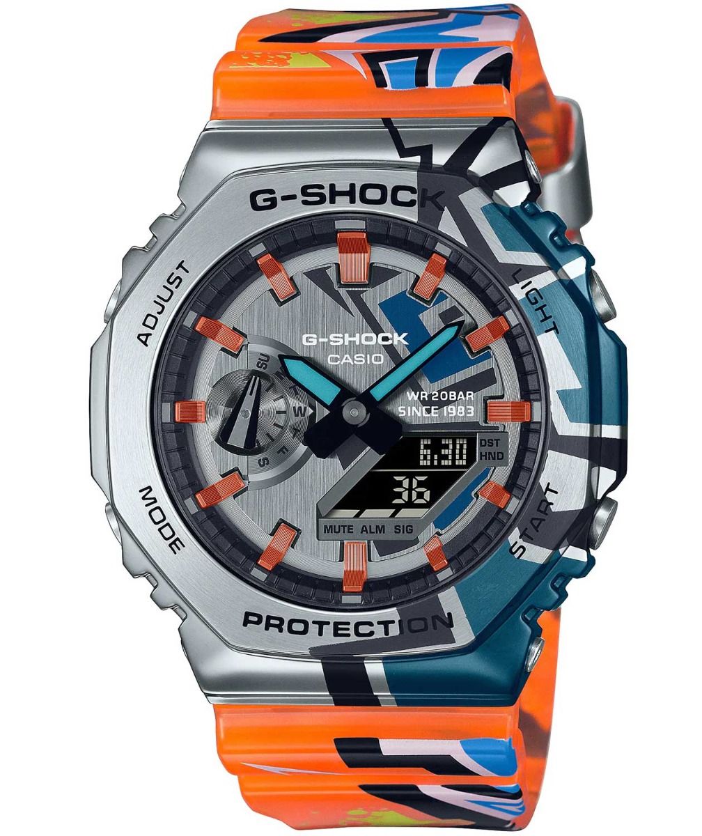 Street Spirit G-Shock | Graffiti kunst stalen bezel en 200M waterdicht