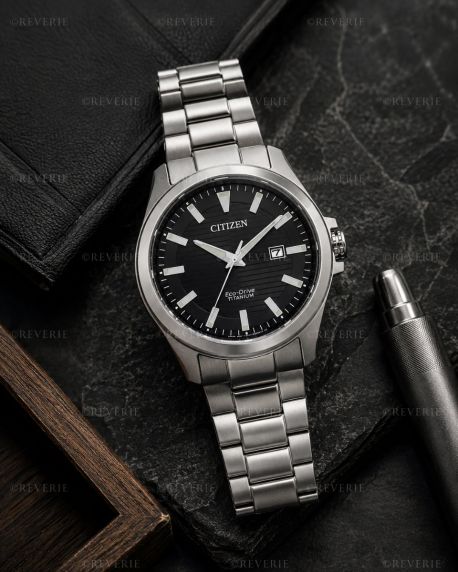 Citizen elegant herenhorloge met Eco-Drive en Super Titanium | BM7470-84E