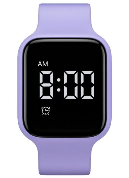 Pauze Timer Horloge met Stille Meldingen - Paarse Digitale Herinnering FIBEX15V05