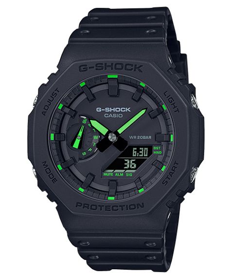 Ultra-slim G-Shock digitale horloge met Carbon Core 200M | GA-2100-1A3ER