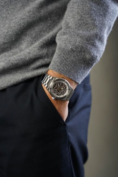 Spartos Molon Labe Skeleton Automatic Sapphire SPW8402