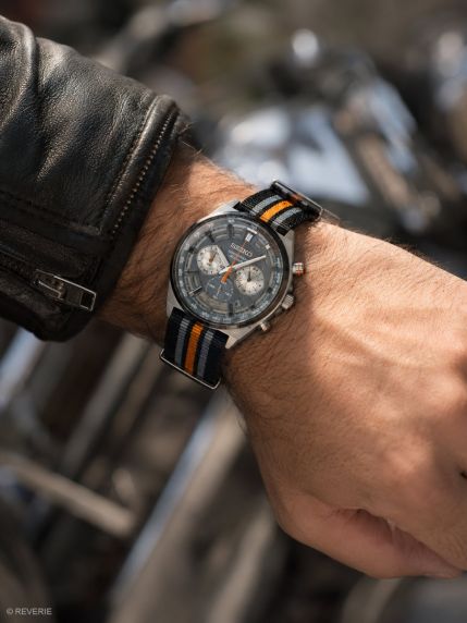 Seiko Mens Chronograph Nato Strap 41mm